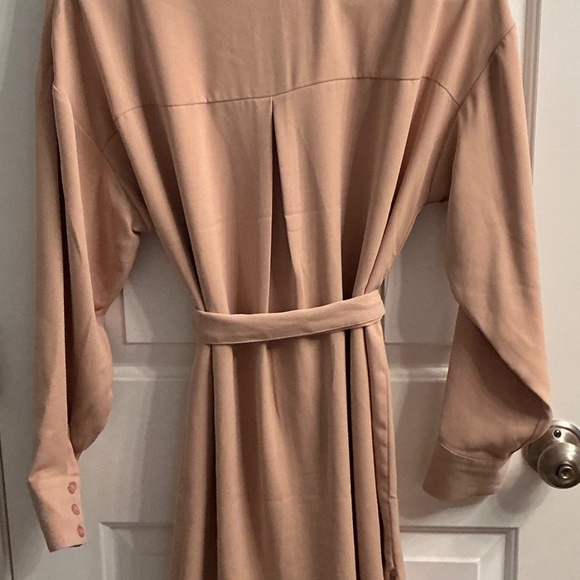 Forever 21 Shirt Dress button up tie waist size small - Picture 4 of 5